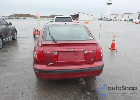 2004 Hyundai Elantra Gt из США, поврежденный, VIN KMHDN56D34U112845
